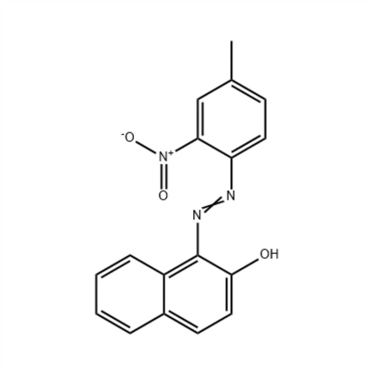 Organic Pigment 1-(4-methyl-2-nitrophenylazo)-2-naphthol (C17H13N3O3) CAS 2425-85-6